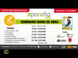 SEMINARIO MANO DE OBRA 30% DE DESCUENTO !!