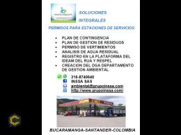 PERMISOS AMBIENTALES PARA ESTACIONES DE SERVICIOS EDS
