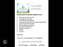 PERMISOS Y ESTUDIOS AMBIENTALES
