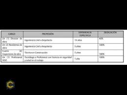 SE NECESITA PERSONAL PARA PROYECTO CON LA UNIVERSIDAD NACIONAL
