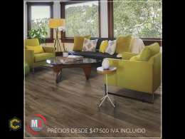Pisos laminados en PVC