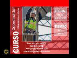 Curso Trabajo Seguro en Alturas Nivel Coordinador