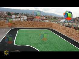 Pisos para pistas atléticas y parques Infantiles *****% en caucho Reciclado De Llantas en desuso.