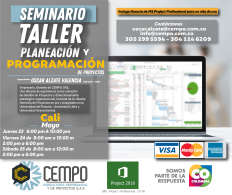 Cali. Seminario taller MS PROJECT PROFESSIONAL *****