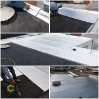 Impermeabilización y aislamiento térmico instalación de membrana asfáltica con foil de Aluminio