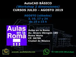 AutoCAD básico (workshop 2 dimensiones)