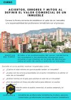 Curso "Aciertos, errores y mitos al definir el valor comercial de un inmueble"