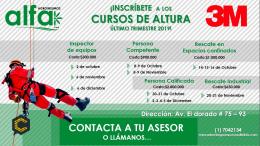 CURSOS DE ALTURAS