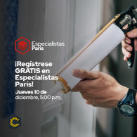 ¡ESPECIALISTAS PARIS DICIEMBRE!