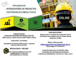 Tenemos abiertas las inscripciones en los diplomados