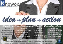 Dirección de Proyectos usando MS Project. Inicio Julio/*****. Inscríbete en: https://bit.ly/3iT*****D