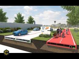 Holanda pronto tendrá carreteras hechas de plástico reciclado gracias al Plastic road 