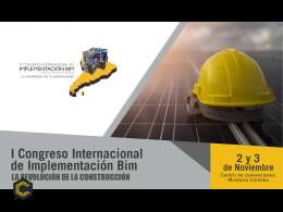 No se pierda el congreso internacional de implementación BIM (Building Information Modeling) 