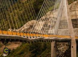 El Hisgaura, el particular puente colombiano con arrugas y ondas que preocupa al país