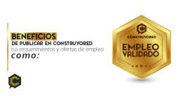 Conoce los beneficios de publicar en Construyored