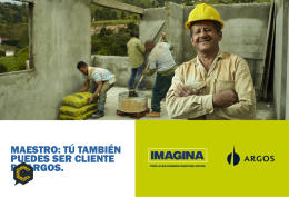 Argos te invita a Expoconstrucción y Expodiseño stand #***** pabellón 6