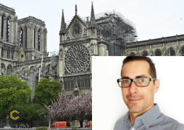 Leonardo Nepa, obtuvo el primer puesto en el concurso ¿Cómo reconstruirías la catedral de Notre Dame?