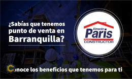 Llega a Barranquilla tu nuevo aliado en la construcción.