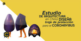 Estudio de arquitectura en China diseña traje de protección para el Coronavirus