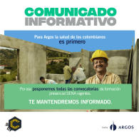 Argos pospone todas las convocatorias de formación presencial SENA vigentes.