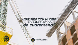 ¿Qué pasa con mi obra en este tiempo de cuarentena?