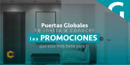 Puertas Globales, descuentos para tus proyectos de construcción.