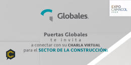 Puertas Globales presente en Expocamacol