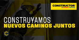CONSTRUYAMOS NUEVOS CAMINOS JUNTOS. SOMOS MÁS SOCIOS QUE NUNCA.