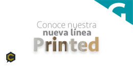 ¡Precio de lanzamiento! Conoce nuestra nueva línea Printed y renueva tus espacios.