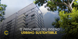 12 PRINCIPIOS DEL DISEÑO URBANO SUSTENTABLE