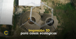 Impresión 3D para casas ecológicas