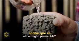 ¿Sabe qué es el hormigón permeable?