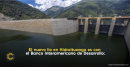 El nuevo lio en Hidroituango es con el Banco Interamericano de Desarrollo.