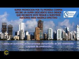 Promo por Primera compra