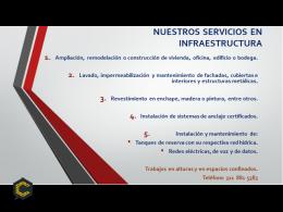 MANTENIMIENTO, REMODELACION Y CONSTRUCCION
