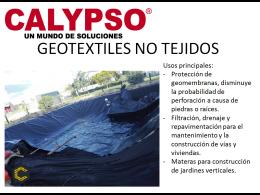 GEOTEXTILES NO TEJIDOS