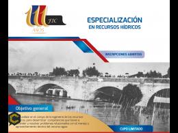 ESPECIALIZACIÓN en Ingeniería de RECURSOS HÍDRICOS