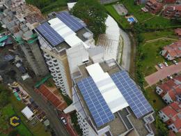 Primer edificio  de apartamentos con energía solar en el eje cafetero