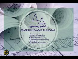 Cuéntanos tus proyectos, nosotros los materializamos!