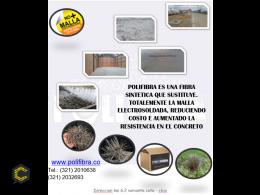 FIBRA PARA REFORZAR CONCRETO