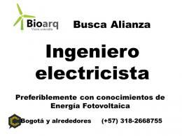 Se busca Ingeniero Electricista  para alianza en proyectos