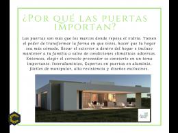 ¿Por qué las puertas importan?