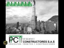 PROYECTOS, TRAMITES Y CONSTRUCCIONES SAS