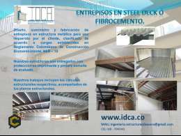 ENTREPISOS METALDECK. SUMINISTRO E INSTALACIÓN.