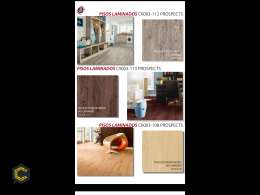 Pisos laminados en PVC importados
