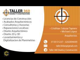 TALLER ***** Diseño y Construcción