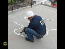 Impermeabilizacion placa con terminación en cerámica