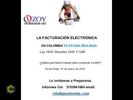 Le colaboramos a implementar Factura Electronica