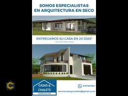 CONSTRUIMOS CASAS Y CHALETS TERMOACUSTICOS EN 20 DÍAS...