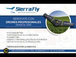 SERVICIOS CON DRONES PROFESIONALES DESDE EL *****
